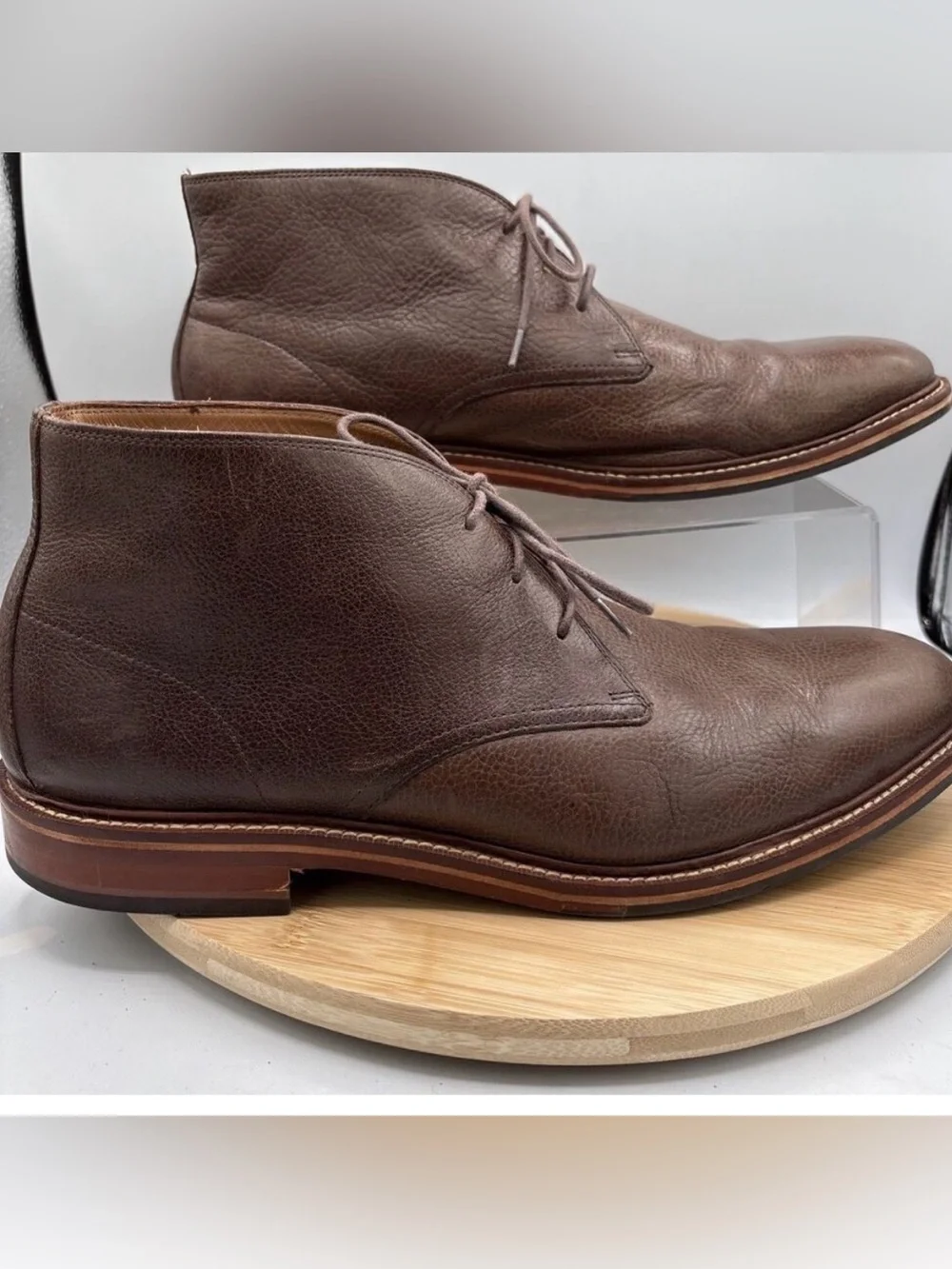 Cole Haan Barron Brown Leather Chukka Boots Men’s 11.5 Lace-Up Ankle Boot